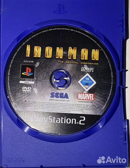 Диск для PS2: Железный Человек