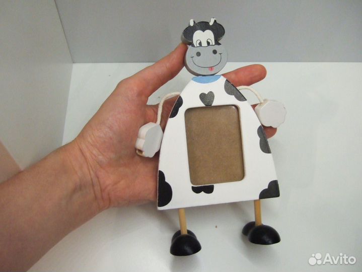 Фоторамка-корова, дерево