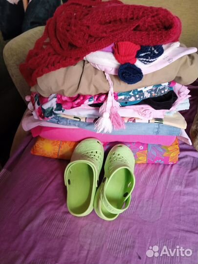 Детские вещи пакетом для девочек 4-5 лет