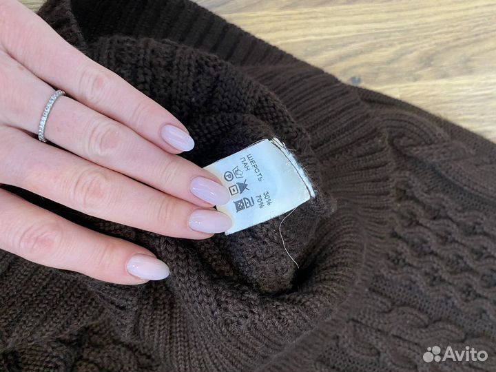 Платье вязанное шерсть