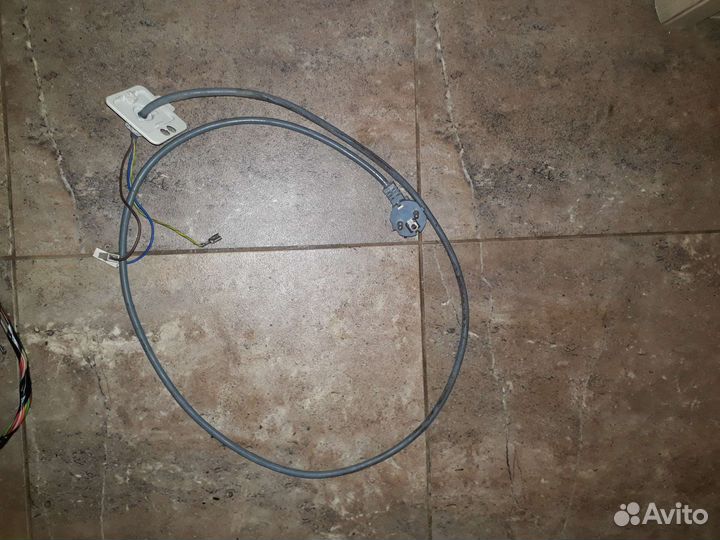 Сетевой шнур с конденсатором для машинки веко