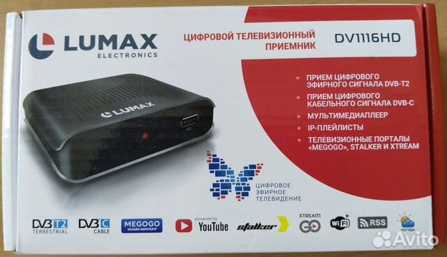 Цифровой тв тюнер Lumax DV1116