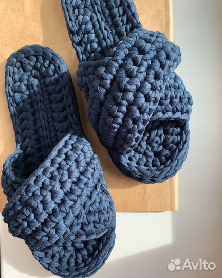 Трикотажные тапочки