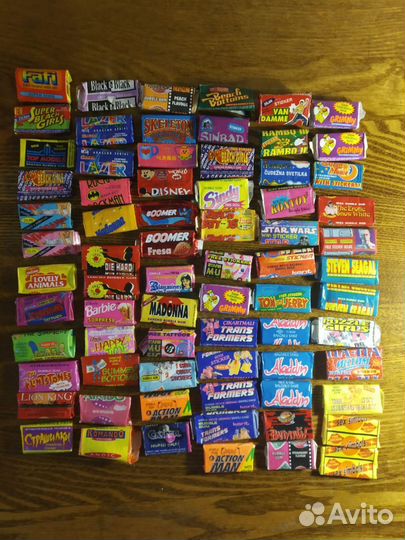 Обертки. Вкладыши от жевательной резинки