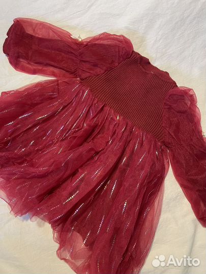 Нарядное платье для девочки 74 80