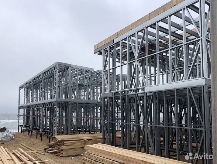 Лстк каркас лстк каркас 2-этажной гостиницы