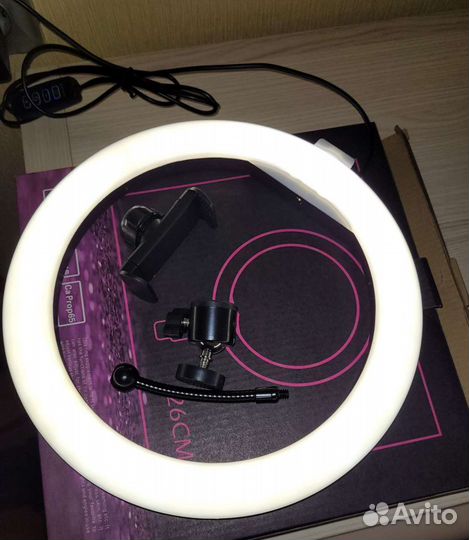 Новая кольцевая лампа 26 см (сэлфи лампа)