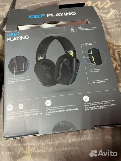 Игровые наушники Logitech G435 lightspeed