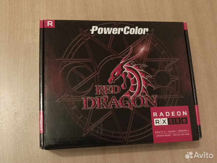 Видеокарта AMD Radeon RX550 Red Dragon 4gb gddr5