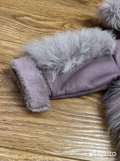 Дубленка детская 74
