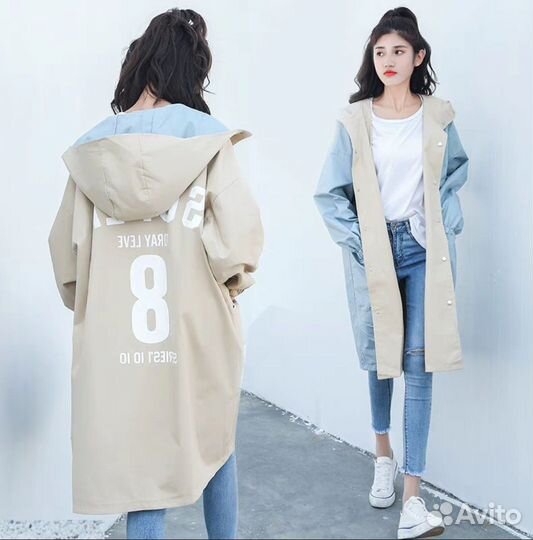 Тренчкот женский двусторонний разм. 46-48