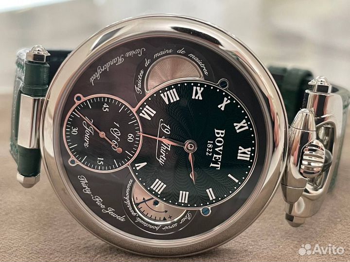 Часы Bovet 19 Thirty Great Guilloché