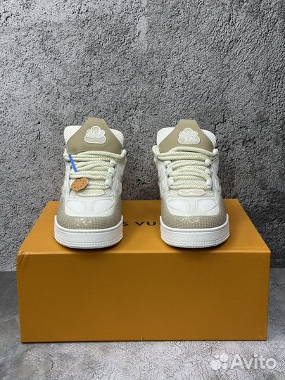 Louis Vuitton LV Skate Sneaker Beige White