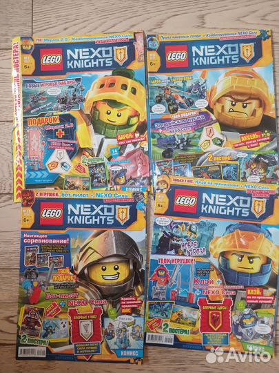 Журналы Lego Ninjago Nexo Knights