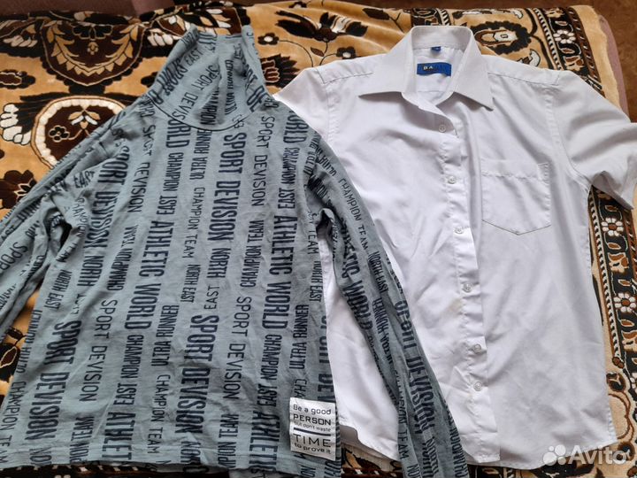 Вещи пакетом на мальчика 134 140