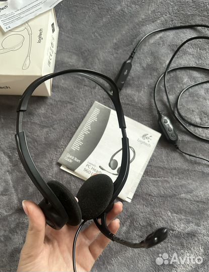 Проводная гарнитура (наушники) logitech PC 960