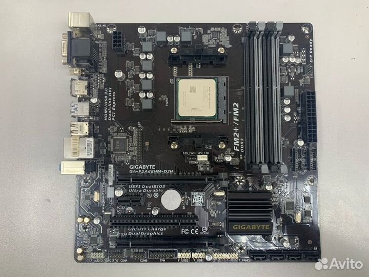 Комплект Gigabyte sFM2+ + AMD A8 7600