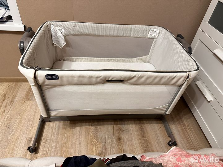 Кроватка люлька приставная, Chicco next 2 me