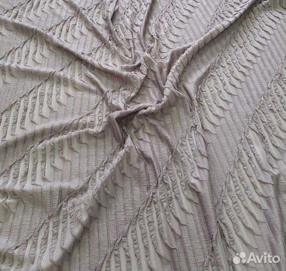 Трикотажное полотно Рюши с напылением арт. 322-107
