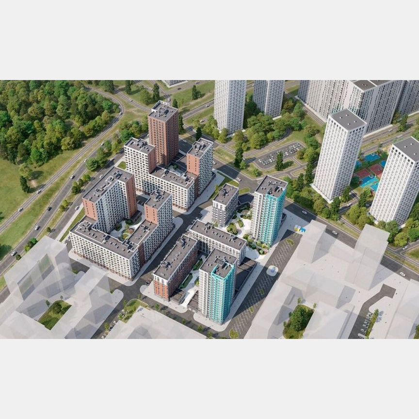 1-к. квартира, 44,4 м², 2/21 эт.