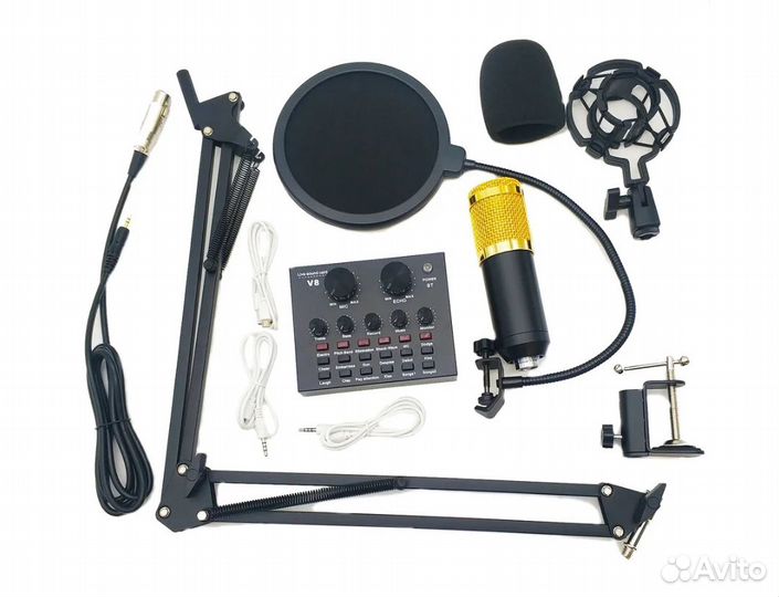 Микрофон для стриминга Bm-800