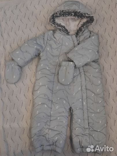 Зимний комбинезон-трансформер Mothercare 2-6 мес
