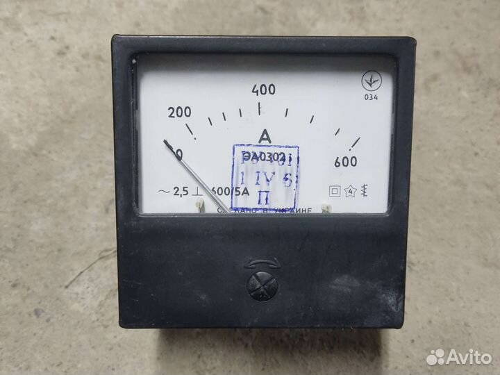 Амперметр 600 А