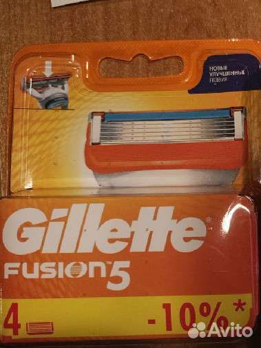 Лезвия для бритья Gillette fusion 5