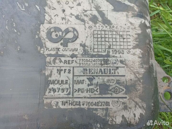 Топливный бак Renault Scenic, Megan