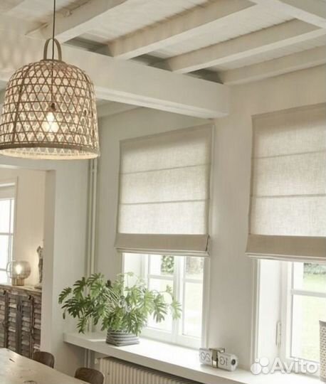 Римская штора на заказ на створку окна