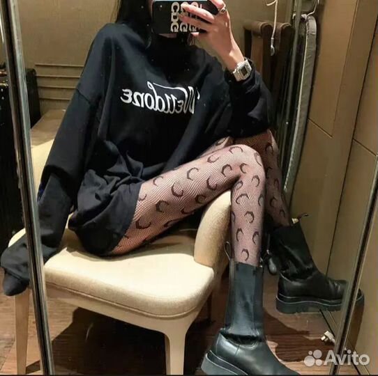 Колготки с рисунком ажурные lolita cotich аниме