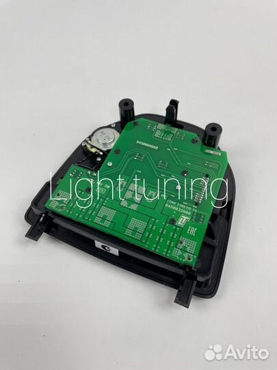 Плафон освещения салона lada-vesta черный тюнинг