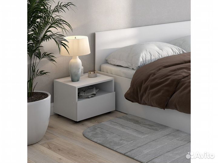Тумба прикроватная белая Икея