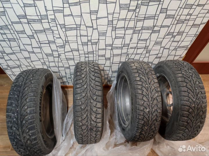 Диски Alcasta и зимние шины Formula 185/65 r15