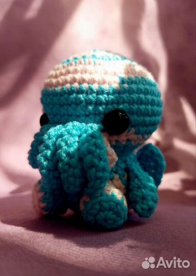 Вязаные игрушки ручной работы (Ктулху)