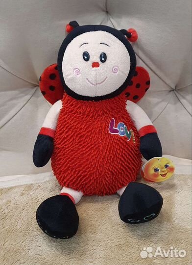 Божья коровка мягкая игрушка новая