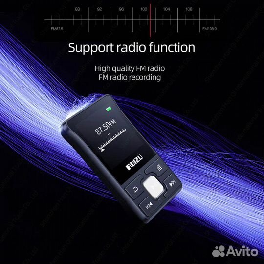 Плееры Ruizu X55 Bluetooth 8 Gb. Новые