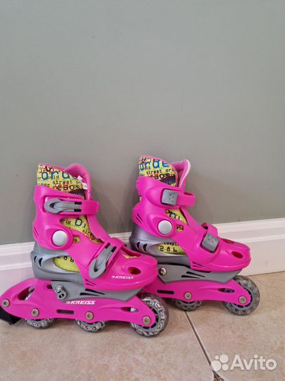 Роликовые коньки детские раздвижные