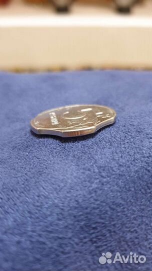 Монета с очень редким браком