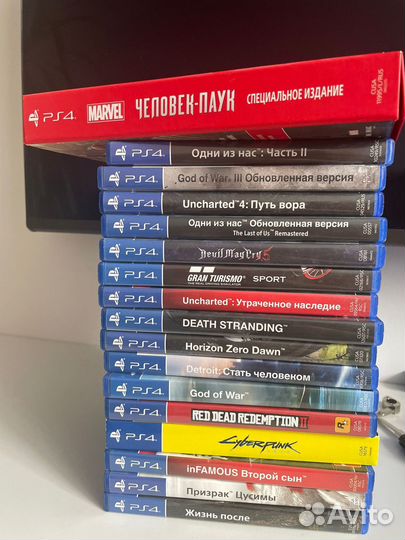 Диски на приставку ps4