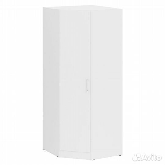 Кровать белая двуспальная с ящиками 1800 с угловым шкафом Стандарт, цвет белый, спальное место 1800х