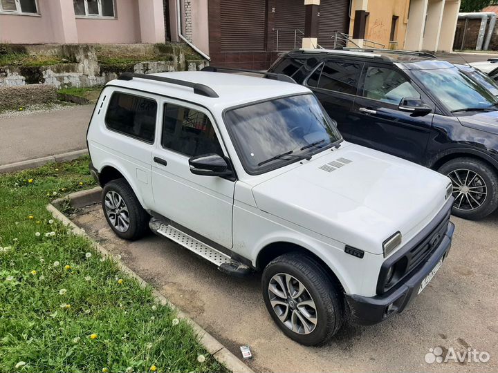 Рейлинги на крышу ваз 2121 Нива, Черные