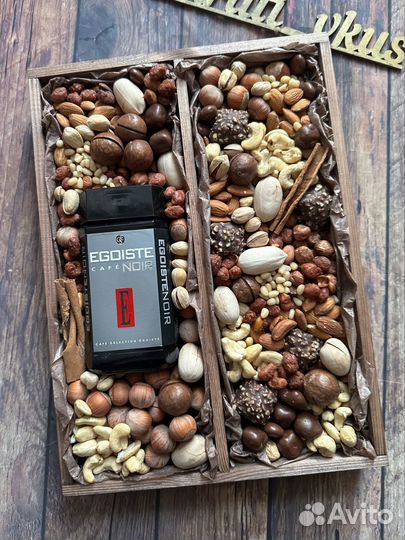 Бокс для мужчины. Съедобный букет