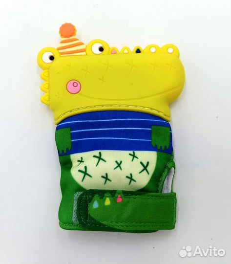 Варежка из силикона, шуршалка, держатель