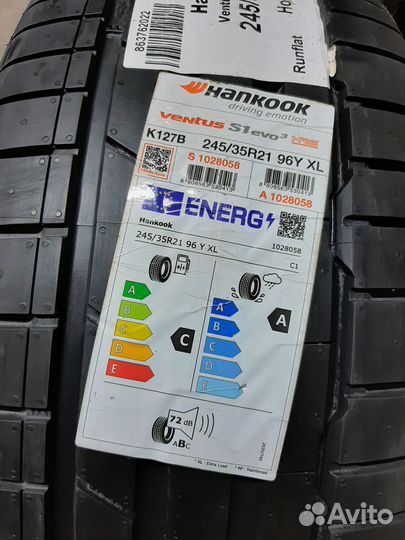 Hankook Ventus S1 Evo 3 K127B 245/35 R21 и 275/30 R21 98Y