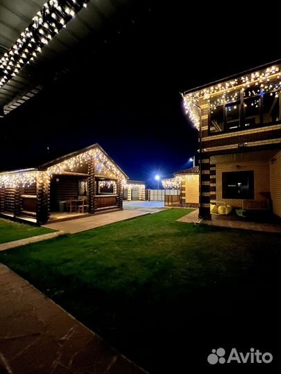 Новогоднее освещение. Установка гирлянд