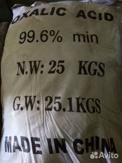Кислота щавелевая 25 кг