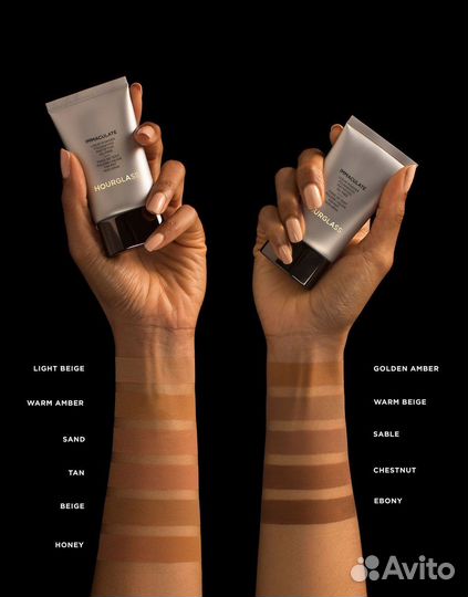 Hourglass immaculate liquid powder ebony/ light