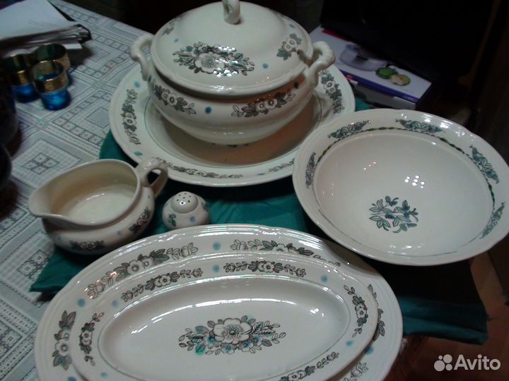 Посуда СССР фаянс столовый сервиз