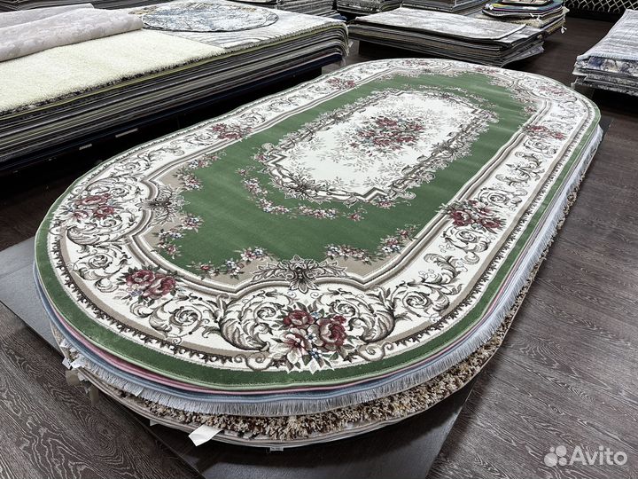 Ковер классический 2*4 зеленый